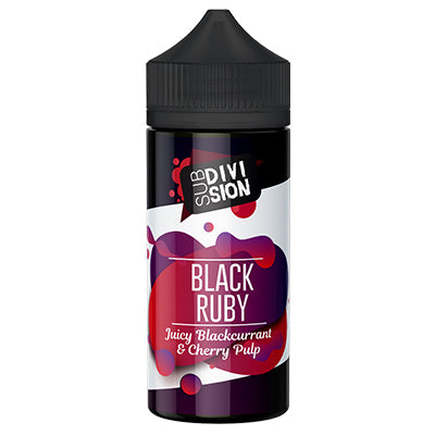 Sub Division - Black Ruby 120ml Longfill