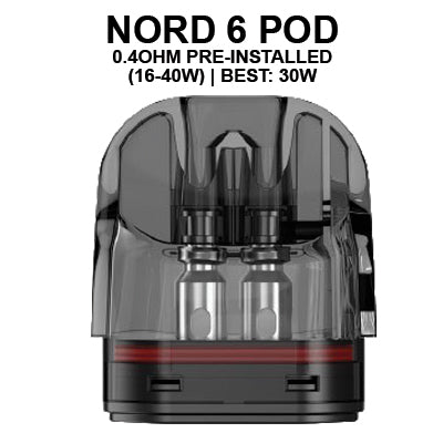 Smok - Nord 6 Dual Mesh Pod Replacement