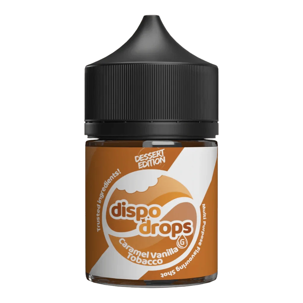 G Drops - Dispo Drops - Caramel Vanilla Tobacco 60ml Salt/MTL Longfill