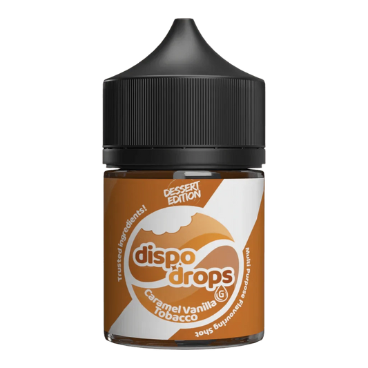 G Drops - Dispo Drops - Caramel Vanilla Tobacco 60ml Salt/MTL Longfill
