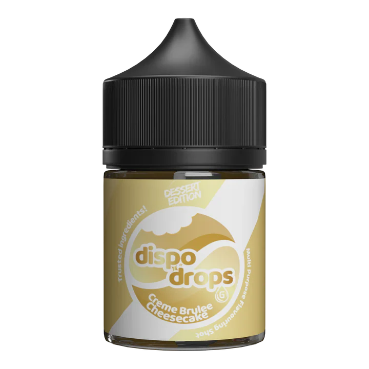 G Drops - Dispo Drops - Creme Brulee Cheesecake 60ml Salt/MTL Longfill