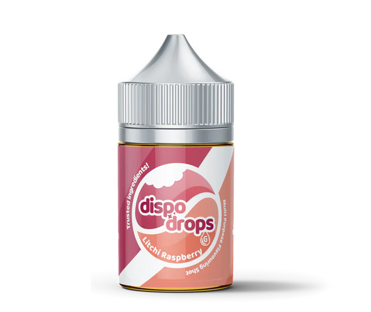 G Drops - Dispo Drops - Litchi Raspberry 60ml Salt/MTL Longfill