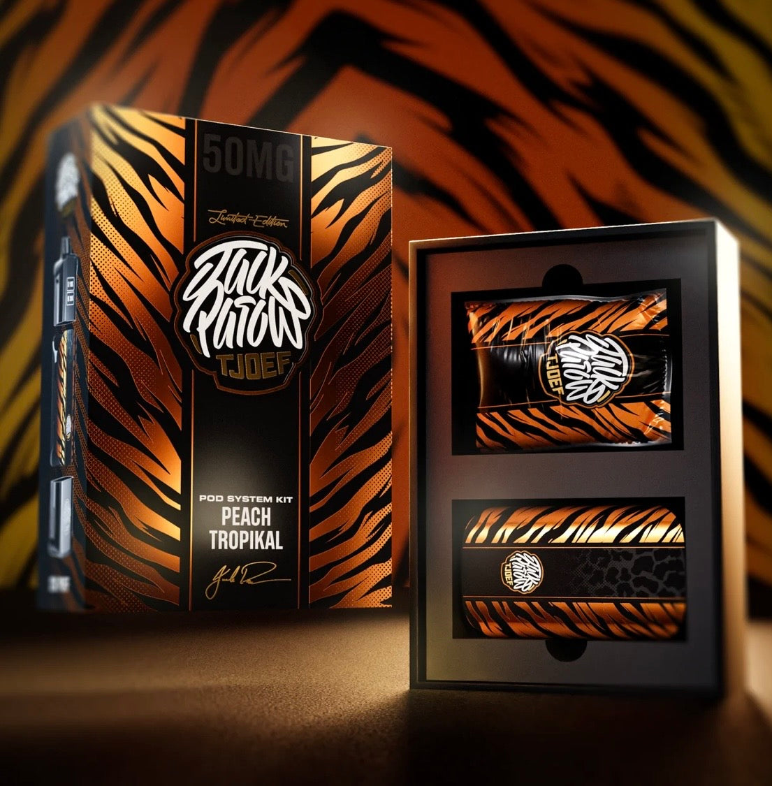 Jack Parow - Tjoef Pod System Kit - Peach Tropikal