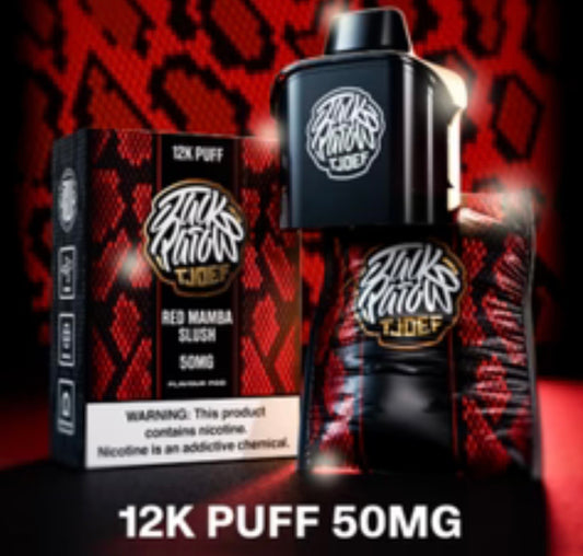 Jack Parow - Tjoef 12K Pod Only - Red Mamba Slush