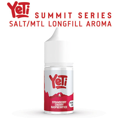 Yeti - Strawberry Cherry Raspberry Ice 30ml Nic Salt Longfill