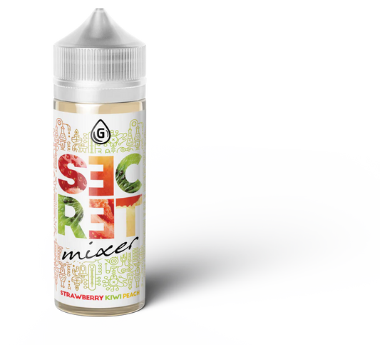 Secret Mixer - Strawberry , Kiwi & Peach 120ml Longfill