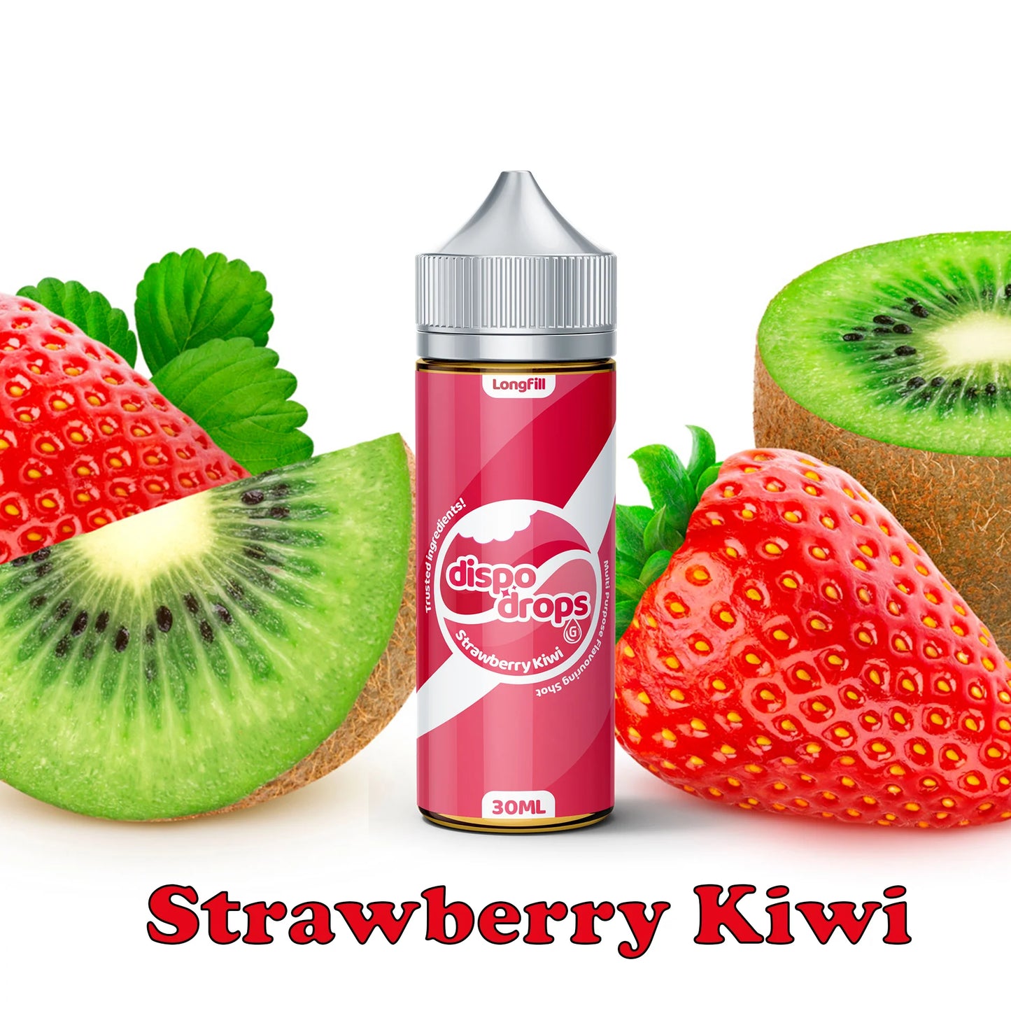 Dispo Drops - Strawberry Kiwi 120ml Longfill