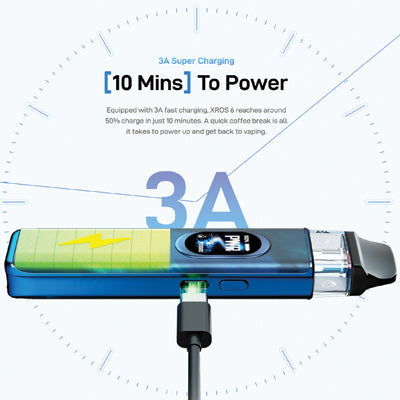 Vaporesso XROS 6 - 3A Super Charging