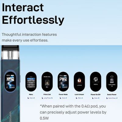Vaporesso XROS 6 - Display