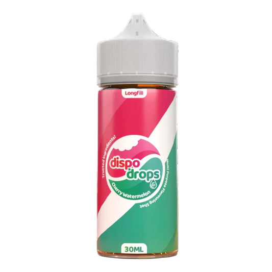 Dispo Drops - Cherry Watermelon 120ml Longfill