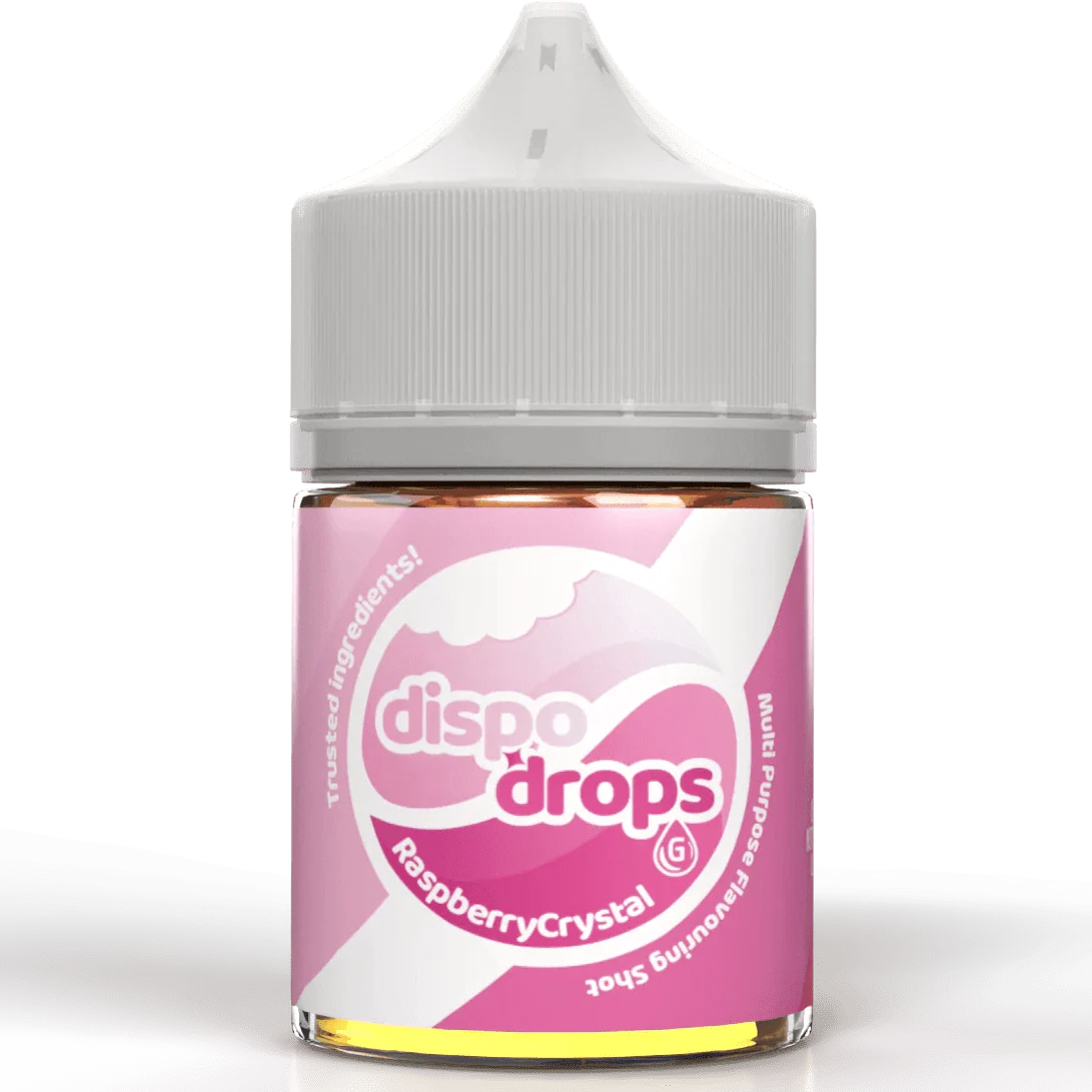 G Drops - Dispo Drops - Raspberry Crystal 60ml Salt/MTL Longfill