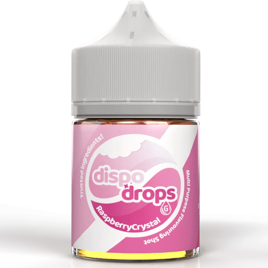 G Drops - Dispo Drops - Raspberry Crystal 60ml Salt/MTL Longfill