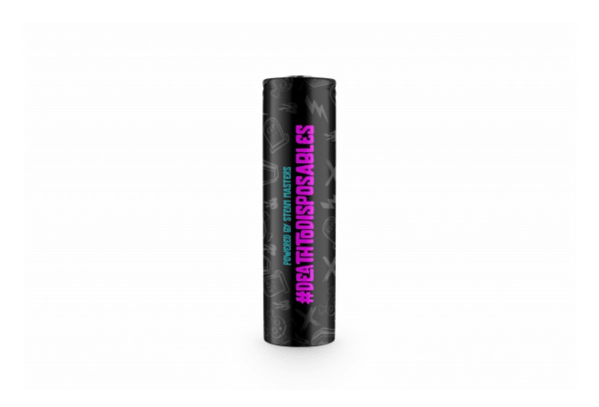 Steam Masters Death To Disposables 18650 Battery Wrap